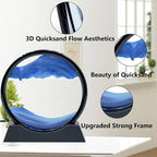 Moving Sand Art Liquid Motion, 3D Deep Sea Sandscape Color Quicksand Decor - Image 4