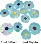 Esweny 12 Flower Stained Glass Mosaic Tiles - Image 2