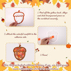 Renbuzhu 40-Pack Fall Acorn Paper Suncatchers Crafts Kit - Image 5