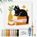 Doodlream Cat on Books Needle Kit by Doodlream