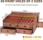 OPHIR Wooden Paint Organizer - Image 3
