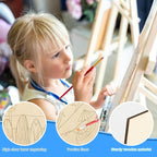 COCHIE 10 Pieces Large Summer Unfinished Wood Crafts to Paint - Image 3