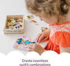 Melissa & Doug Disney Minnie Mouse Dress-Up Puzzle, 18 Pieces Mix and Match - Image 4