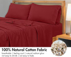 Royale Linens 300 Thread Count 100% Long Staple Combed Cotton Flat Sheet - Image 4