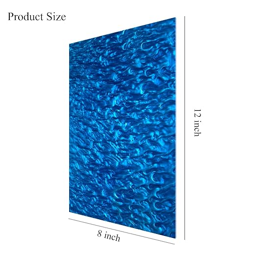 TOEPODO Pearlescent Ripple Cast Acrylic Sheets 1/8inch Thick Marble Acrylic - Image 3