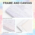 Yezavesu 12x16 Inch Bear Framed Paint by Numbers Kit - Image 5