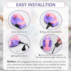 Honoson Mini Craft Iron Mini Heat Press Small Iron 3.93 x 2.36 x 2.76 Portable - Image 4