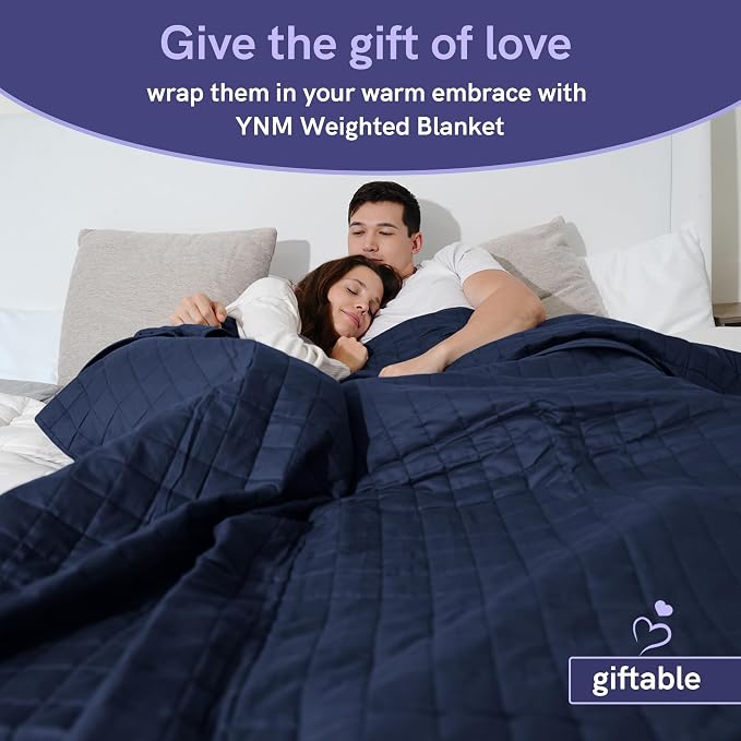 YnM 20lbs Weighted Blanket for Adults, Cotton Heavy Bed Throw Blanket - Image 7
