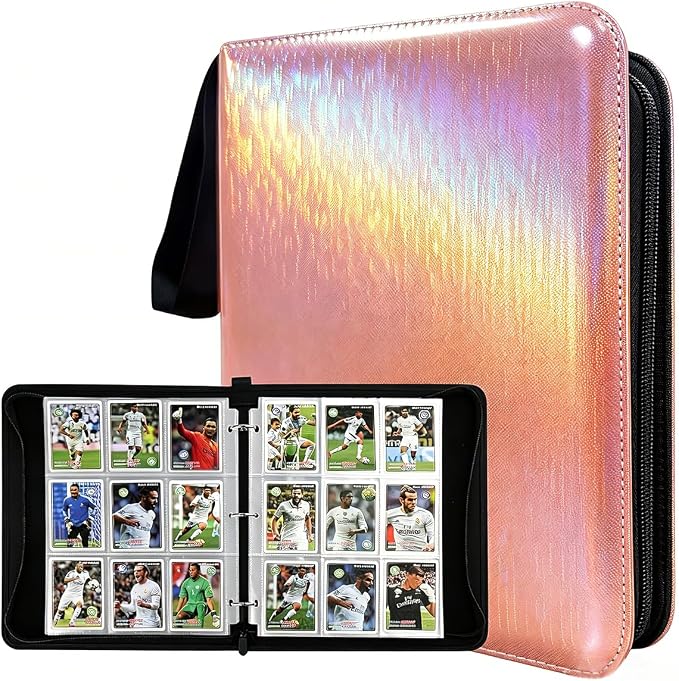 Sparkly Trading Card Binder 9-Pocket Zippered by Unknown