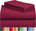 LuxClub 4 PC King Sheet Set, Breathable Luxury Bed Sheets, Deep Pockets 18" by LuxClub