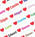 Personalized Name Labels for Kids – 60 Waterproof Peel-and-Stick Labels for by GILBIN