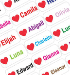 Personalized Name Labels for Kids – 60 Waterproof Peel-and-Stick Labels for by GILBIN