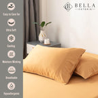 Bella Coterie | Luxury Bamboo Viscose Queen Size Pillowcase Set | 100% - Image 2
