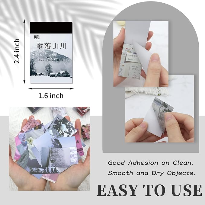 600 Pieces Washi Sticker Set, 12 Set Scrapbooking Diary Planner Album Diary - Image 2