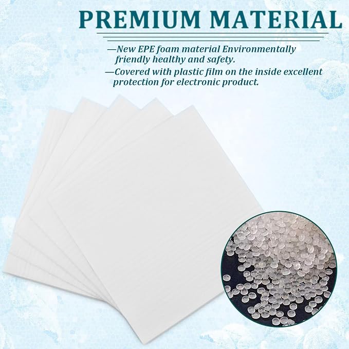 100 Pack Foam Pouches 12x12 Inch, Cushion Foam Wrap Pouches Protect Mugs - Image 3