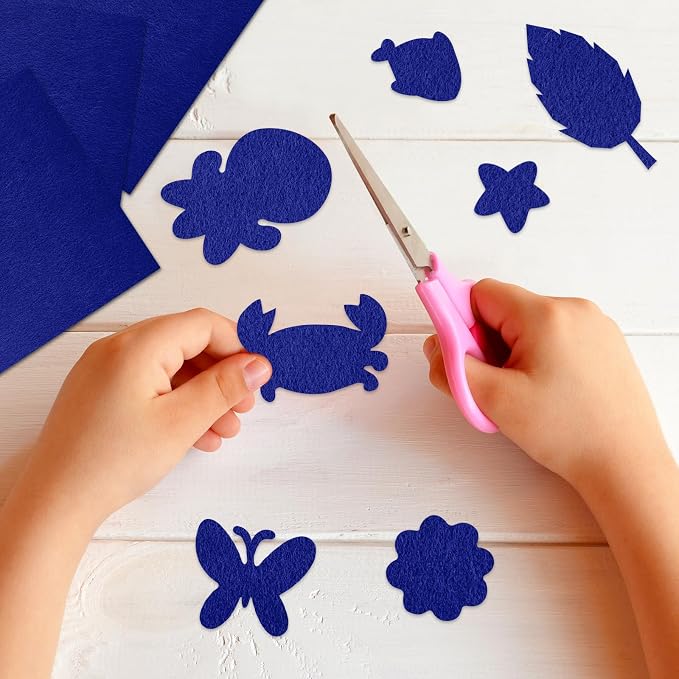 NACHLYNN 20Pcs Self Adhesive Felt Fabric Sheets 7"x11.5" /18x29cm Sticky Back - Image 3