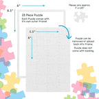 Hygloss 8 Blank Jigsaw Puzzles - Image 3