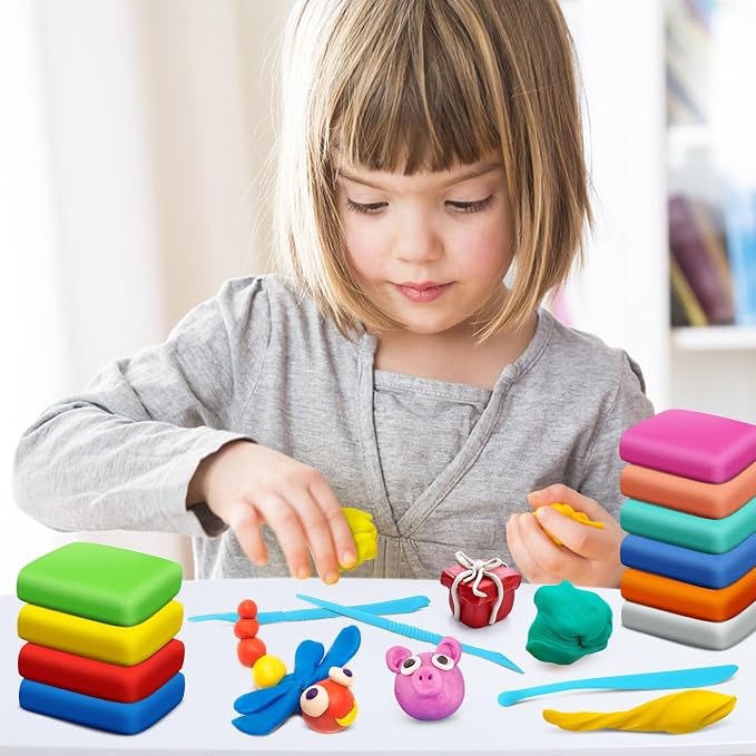 Air Dry Clay, 84 Colors Modeling Magic Clay - Image 6