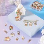 Enamel Food Charms Cute Assorted Food Pendants Sweet Dessert Charms - Image 4