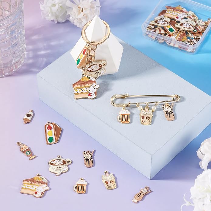 Enamel Food Charms Cute Assorted Food Pendants Sweet Dessert Charms - Image 4