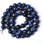 120PCS 6mm Lapis Lazuli Blue Tiger Eye Beads Natural Stone Round Loose Beads - Image 5