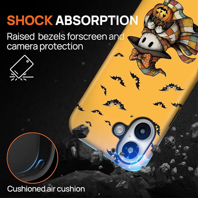 Case for iPhone 16 Plus, Scratch Resistant Hybrid Double Layer Hard Shell，Cute - Image 4