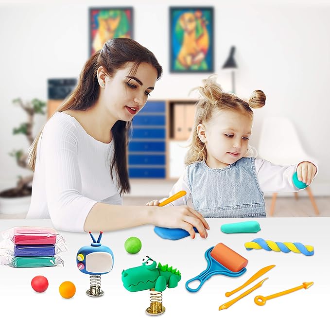 ESSENSON Modeling Clay Kit, 36 Colors | Air Dry Magic Clay, DIY Molding - Image 6