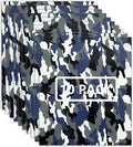 FUNKAKA Camo Army Grey HTV Heat Transfer Vinyl Bundle, 10 Sheets PU HTV Vinyl by FUNKAKA