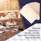 Namalu 10 Pack Balsa Wood Sheets 6 x 4 x 0.08 Inches-2 mm Thick Unfinished - Image 3
