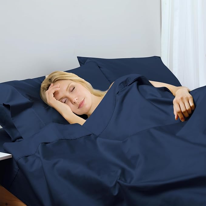 Cotton Queen Sheet Only, 600 Thread Count 100% Egyptian Cotton Top Sheet 1Pcs - Image 6