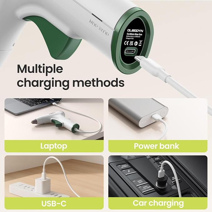 15s Fast Preheating Cordless Hot Glue Craft Guns, Glue Guns - Image 7