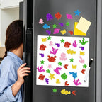 651 Pcs Glitter Foam Stickers, Sea Animal Shapes Stickers, 7 Sheets Colorful 3D - Image 5