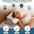Cervical Neck Pillow for Pain Relief, Ergonomic Pillow Side Sleeper Pillow for - Image 3