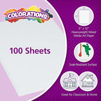 Colorations Art Paper, Finger Paints, Watercolor, Art Room & Homeschool Crafts - Image 4