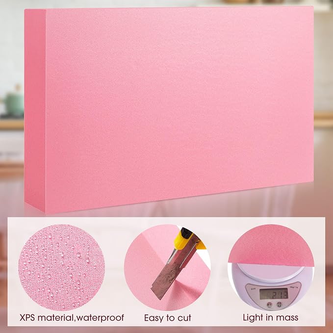 Xps Foam 12 x 15 and 12 x 7.5 Polystyrene Rectangles Foam Board Craft - Image 3
