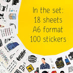 BulbaCraft 100Pcs Nerd Stickers, Cool Nerd Gifts - Image 2