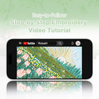 RidaaFri Embroidery Kit for Beginner, Hand Embroidery Practice Set - Image 7