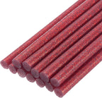 uxcell Mini Hot Glue Sticks for Glue Gun 11mm x 100mm Glitter Red 12pcs by uxcell