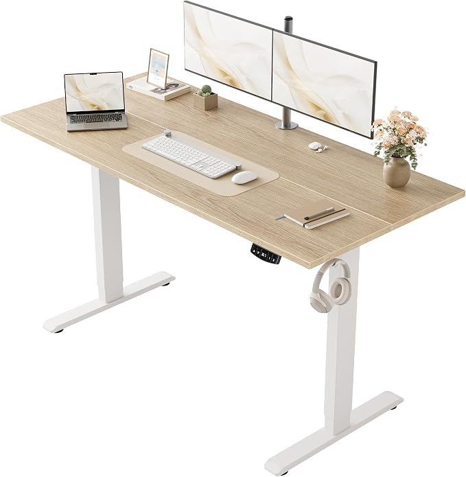 Agilestic Electric Standing Desk, 55 x 24 Inches Height Adjustable Desk by Agilestic