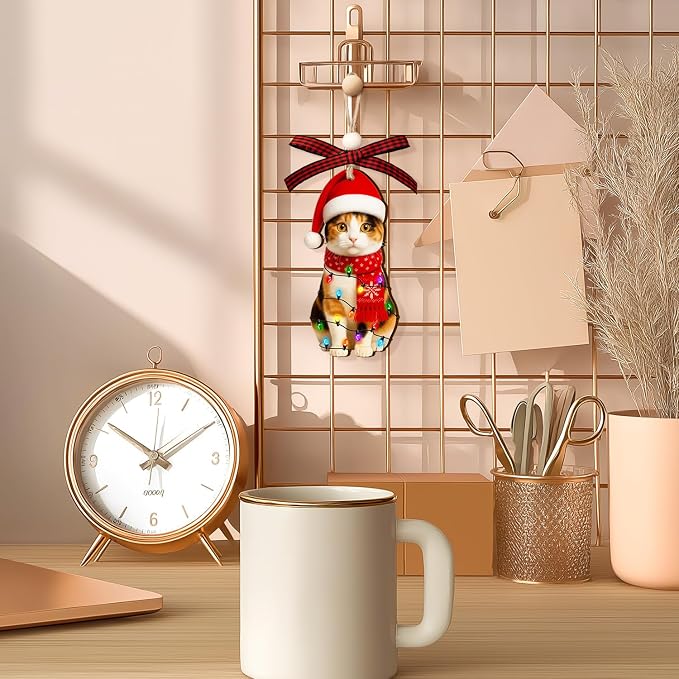 Calico Cat Ornament - Image 7
