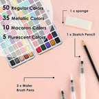 Grabie 100 Colors Watercolor Paint Set - Image 3