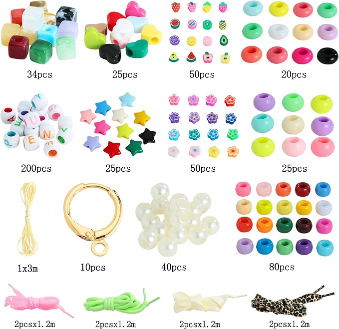 MINIMISSMIANYC 569PCS Beaded Shoe Charms - Image 2
