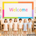 6 Rolls 40 Ft Ruffled Bulletin Board Borders Back to School Classroom Decor - Image 5