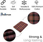 Pico Textiles 1 Yard Rust Tartan Plaid Flannel Fabric - Image 4