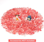 WAYBER Decorative Pebbles, 2 Lbs/920g Pink Crystal Quartz Stones Irregular Rock - Image 4