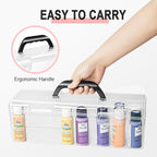 Vowcarol Acrylic Paint Storage Box, 30 Bottles Capacity Acrylic Paint Organizer - Image 5