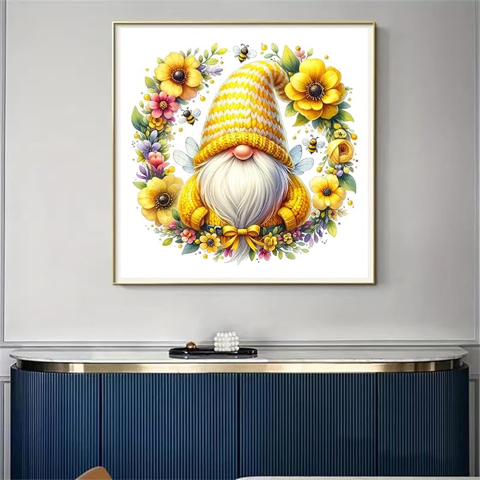Gnome Flowers Stamped Cross Stitch Kits - Image 5