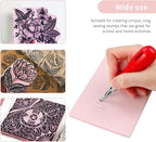 6 Pack Linocut Kit for Printmaking - Image 7