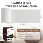 Leather Repair Patch Tape, Car Seat, Vinyl Leather Repair Kit - Image 2