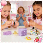 72Pcs Dollhouse Mini Jewelry Storage Case Handbag Towel Cosmetic Set Bathroom - Image 6